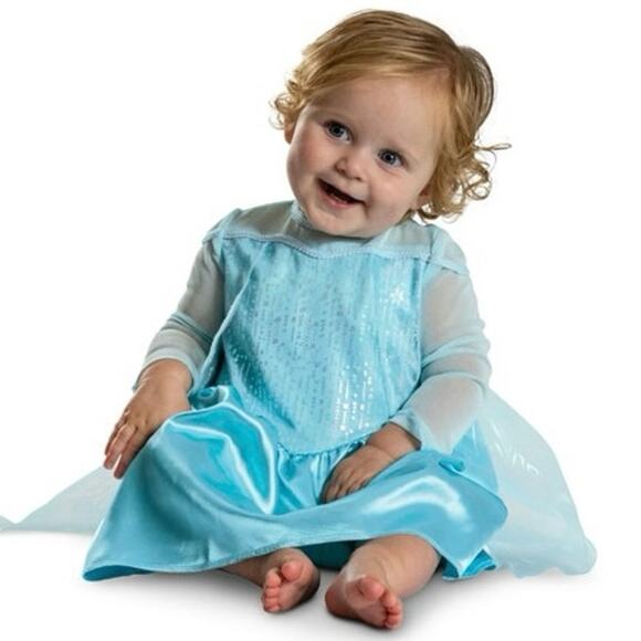 New Disney Princess Frozen Elsa Halloween Costume Infant Size 12-18M dress up - Picture 8 of 8